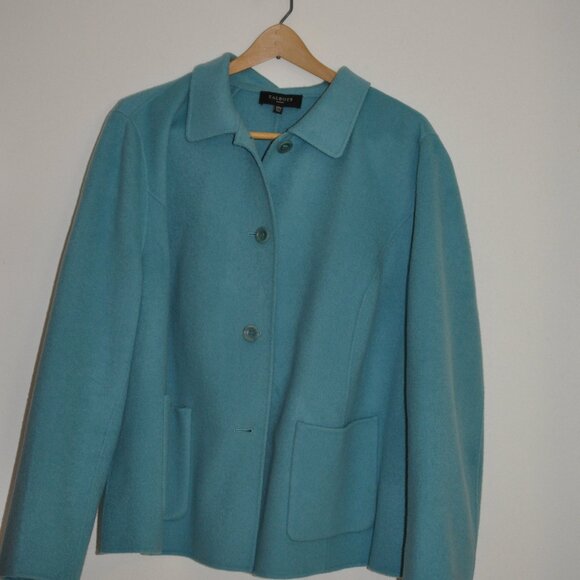 Talbots Jackets & Blazers - Beautiful tailored detail wool robins egg blue wool Talbots Jacket 24 W